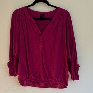 Ella Moss Fuchsia Blouse